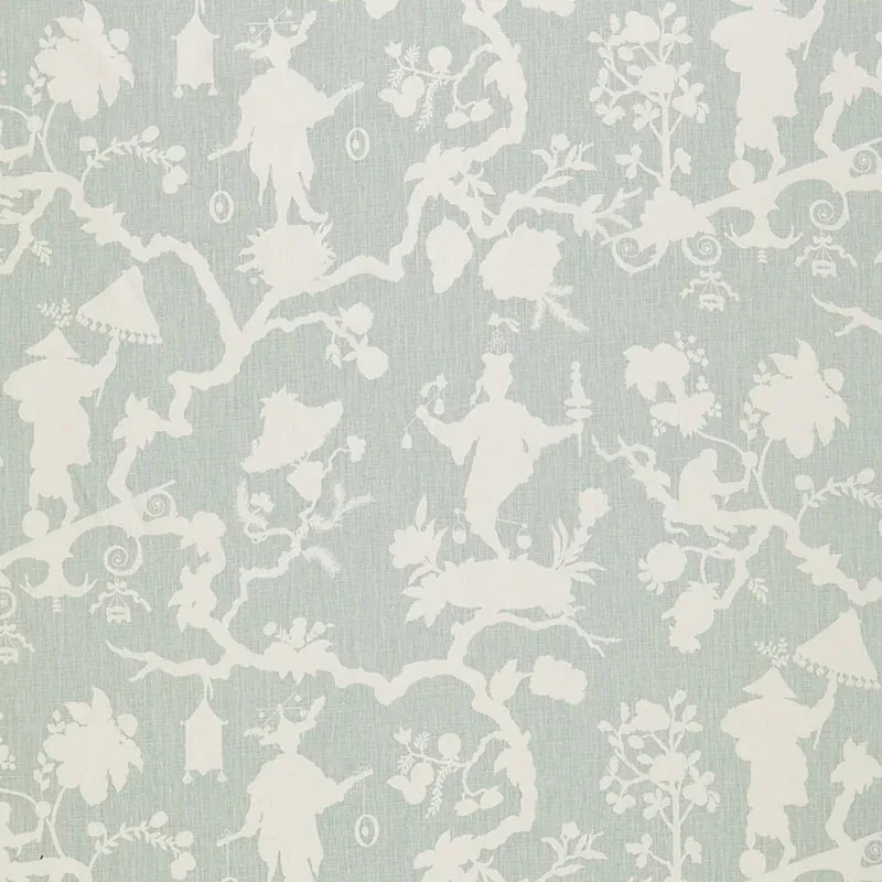 174580 | SHANTUNG SILHOUETTE PRINT – MINERAL