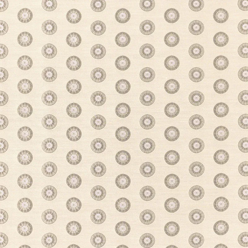 SHIBORI CIRCLE fabric ERMINE color by Schumacher