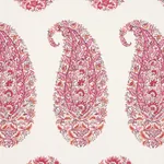 SHIRALA PAISLEY Fabric – MAGENTA | Schumacher | Wallpaper Tw SHIRALA PAISLEY fabric MAGENTA color by Schumacher