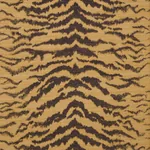 SHIVALIK HILLS TIGER Fabric – GOLD | Schumacher | Wallpaper SHIVALIK HILLS TIGER fabric GOLD color by Schumacher