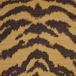 SHIVALIK HILLS TIGER Fabric – GOLD | Schumacher | Wallpaper SHIVALIK HILLS TIGER fabric GOLD color by Schumacher