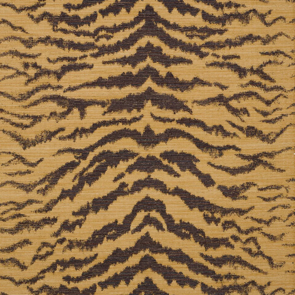 SHIVALIK HILLS TIGER fabric GOLD color by Schumacher