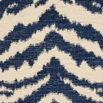 SHIVALIK HILLS TIGER Fabric – INDIGO | Schumacher | Wallpape SHIVALIK HILLS TIGER fabric INDIGO color by Schumacher