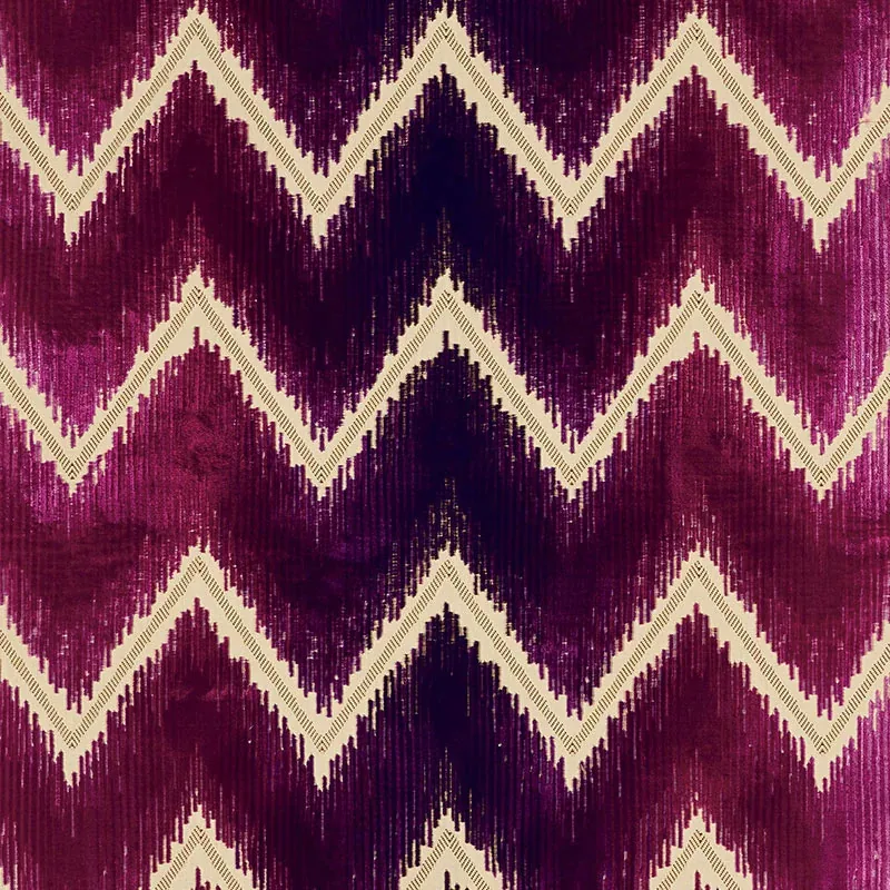 SHOCK WAVE fabric RUBY color by Schumacher