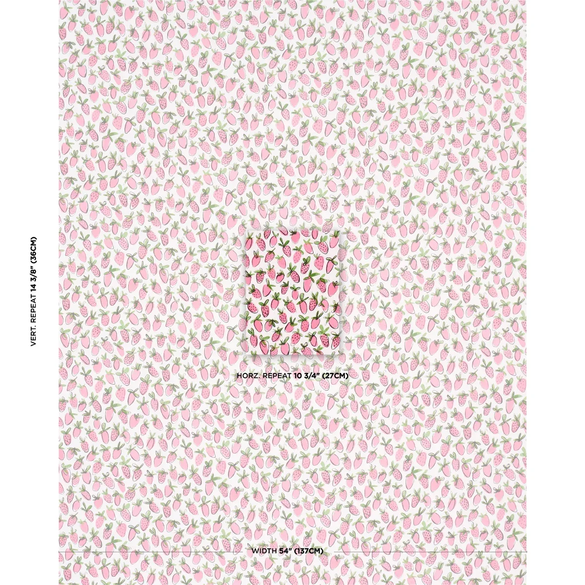 SHORTCAKE INDOOR/OUTDOOR fabric PINK color by Schumacher