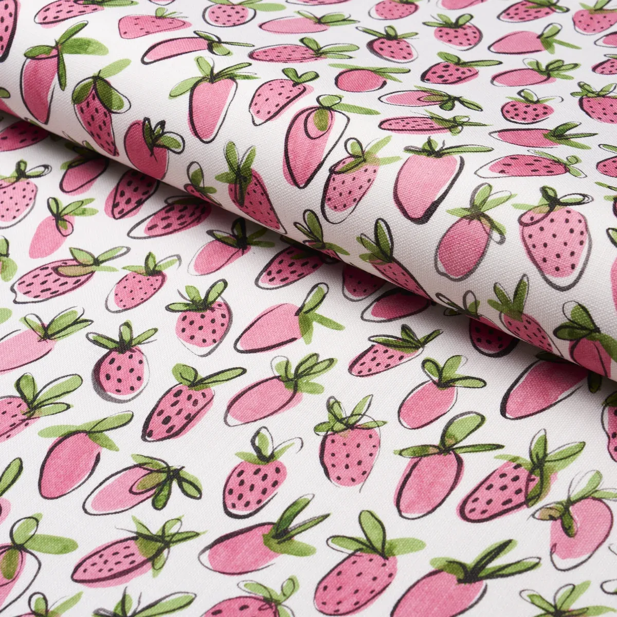 SHORTCAKE INDOOR/OUTDOOR fabric PINK color by Schumacher