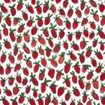SHORTCAKE INDOOR/OUTDOOR fabric RED color by Schumacher