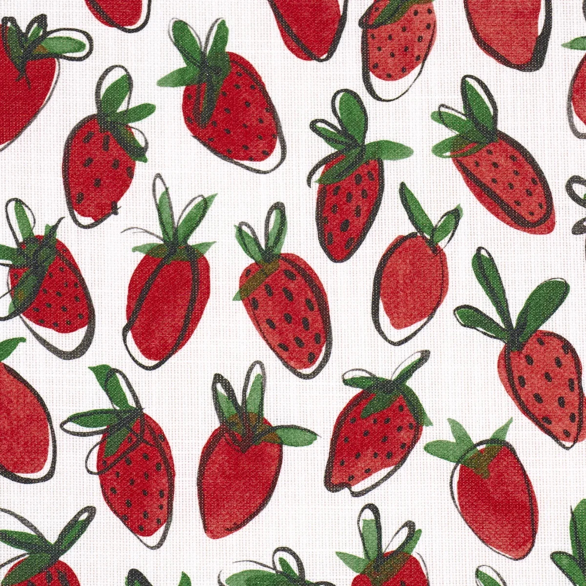 SHORTCAKE INDOOR/OUTDOOR fabric RED color by Schumacher