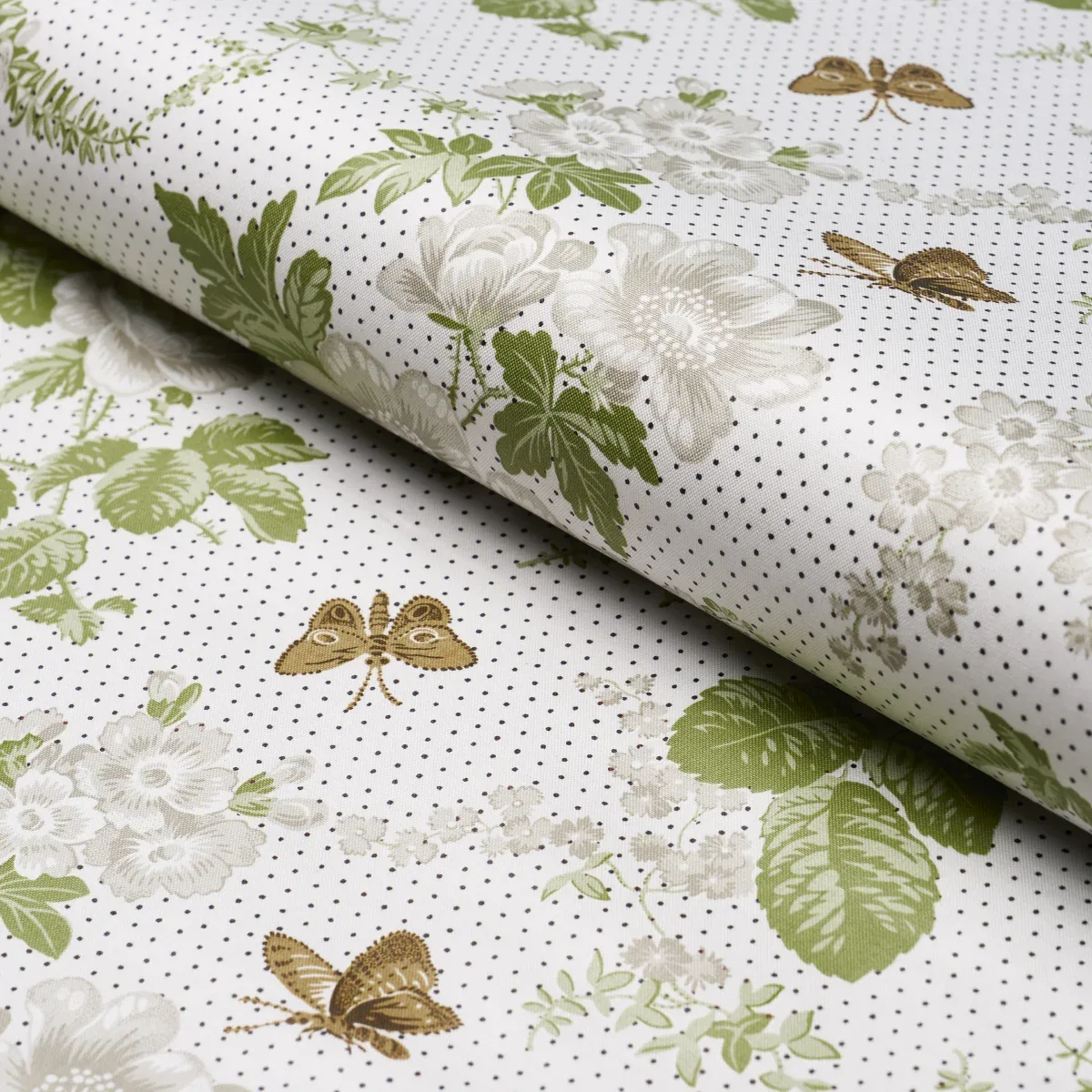 SIBYL CHINTZ Fabric – NEUTRAL | Schumacher | Wallpaper Twins SIBYL CHINTZ fabric NEUTRAL color by Schumacher