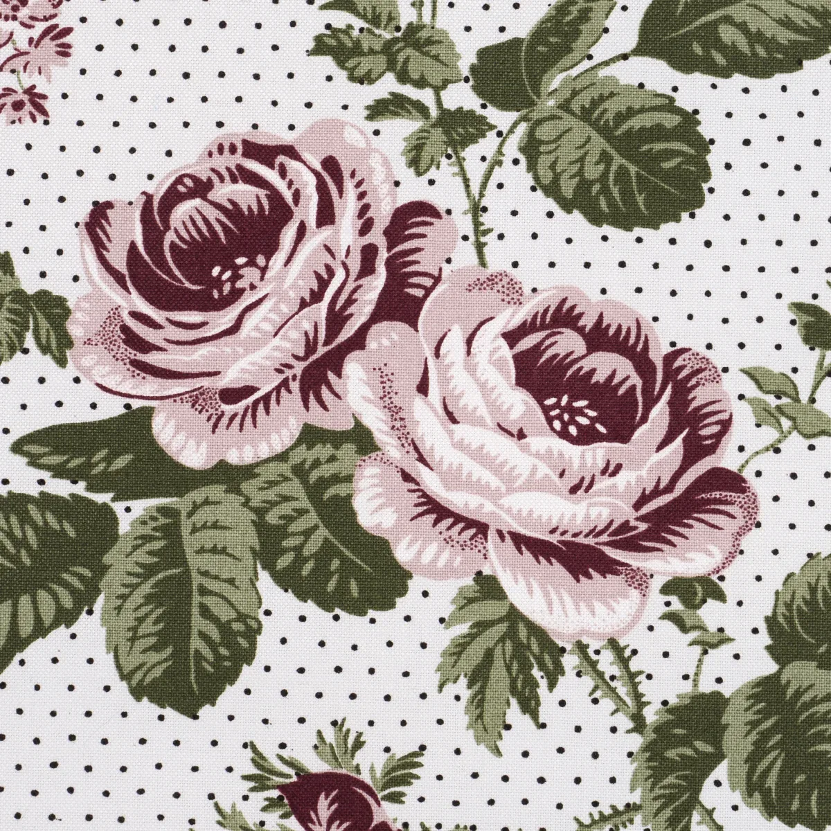 SIBYL CHINTZ Fabric – ROSE | Schumacher | Wallpaper Twins SIBYL CHINTZ fabric ROSE color by Schumacher