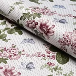 SIBYL CHINTZ Fabric – ROSE | Schumacher | Wallpaper Twins SIBYL CHINTZ fabric ROSE color by Schumacher