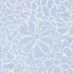 SIDONIE fabric BLUE color by Schumacher