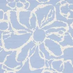SIDONIE fabric BLUE color by Schumacher