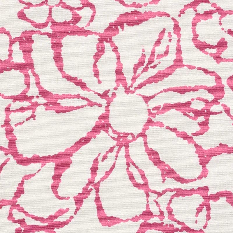 SIDONIE Fabric – MAGENTA | Schumacher | Wallpaper Twins SIDONIE fabric MAGENTA color by Schumacher