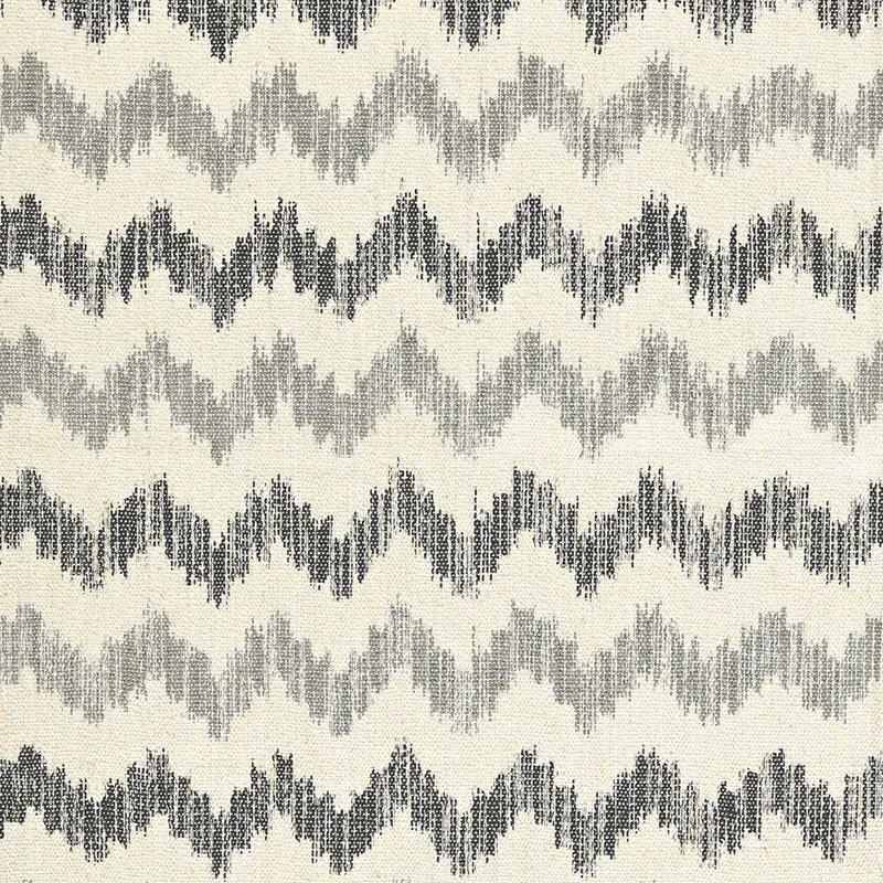 SIERRA IKAT fabric ZINC color by Schumacher