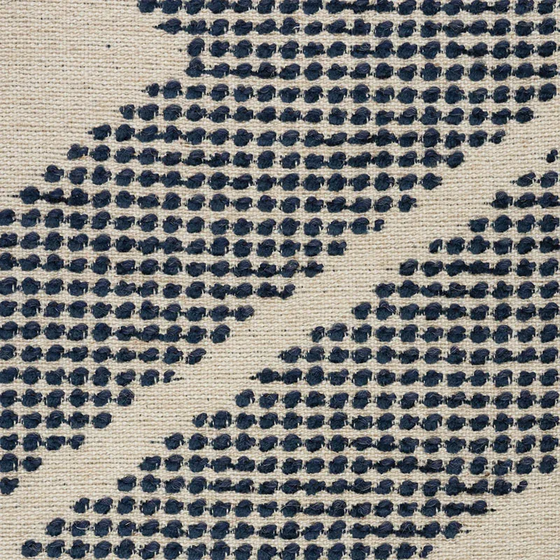 SIERRA Fabric – INDIGO | Schumacher | Wallpaper Twins SIERRA fabric INDIGO color by Schumacher