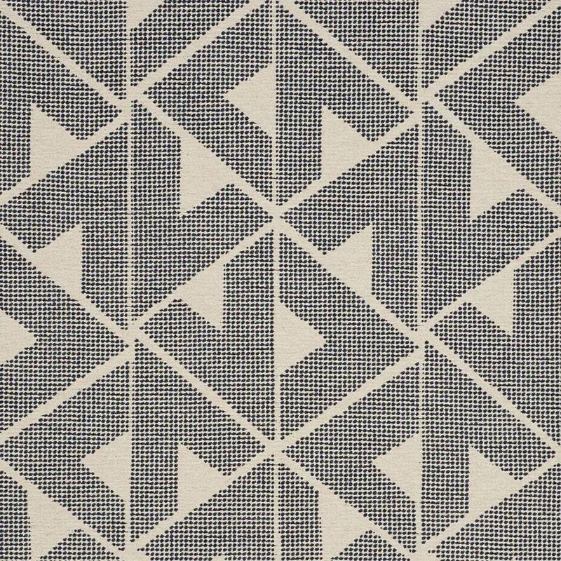 SIERRA fabric INDIGO color by Schumacher