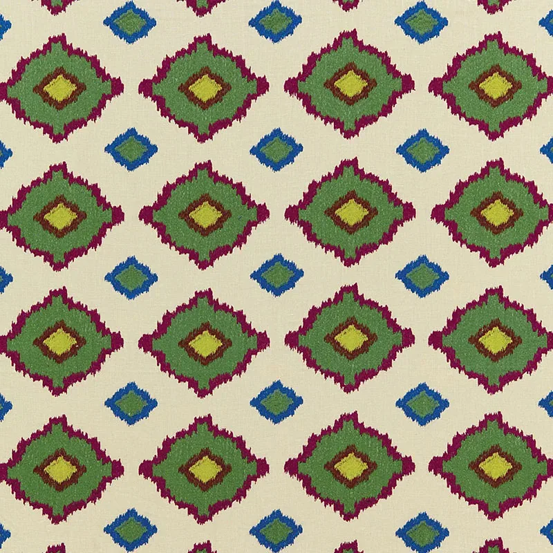 Sikar Embroidery fabric JEWEL color by Schumacher