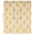 SILJAN Fabric – YELLOW | Schumacher | Wallpaper Twins SILJAN fabric YELLOW color by Schumacher
