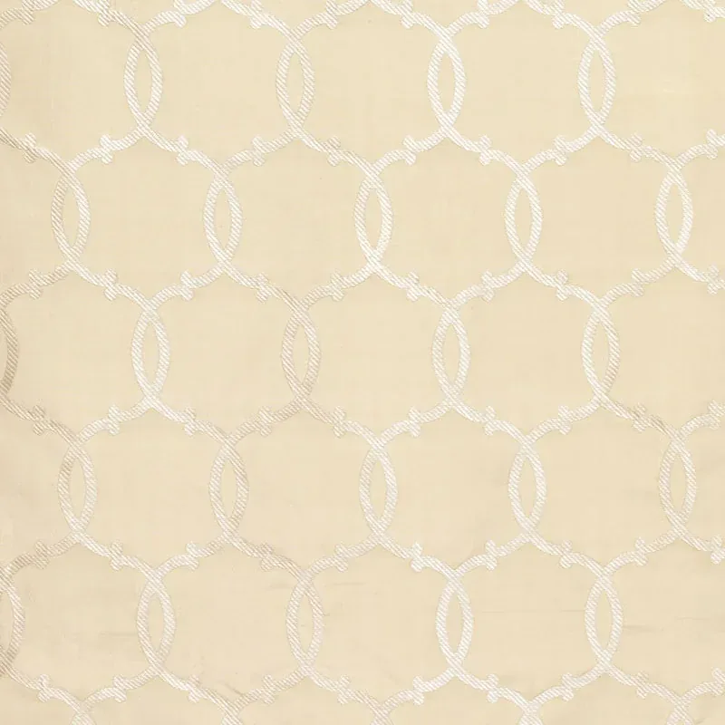 SILK TRACERY fabric ALABASTER color by Schumacher