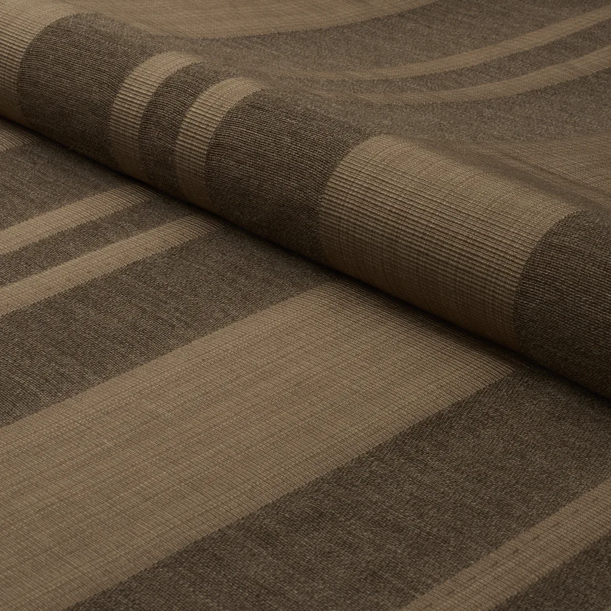 SIMON WOOL LINEN STRIPE Fabric – BROWN | Schumacher | Wallpa SIMON WOOL LINEN STRIPE fabric BROWN color by Schumacher