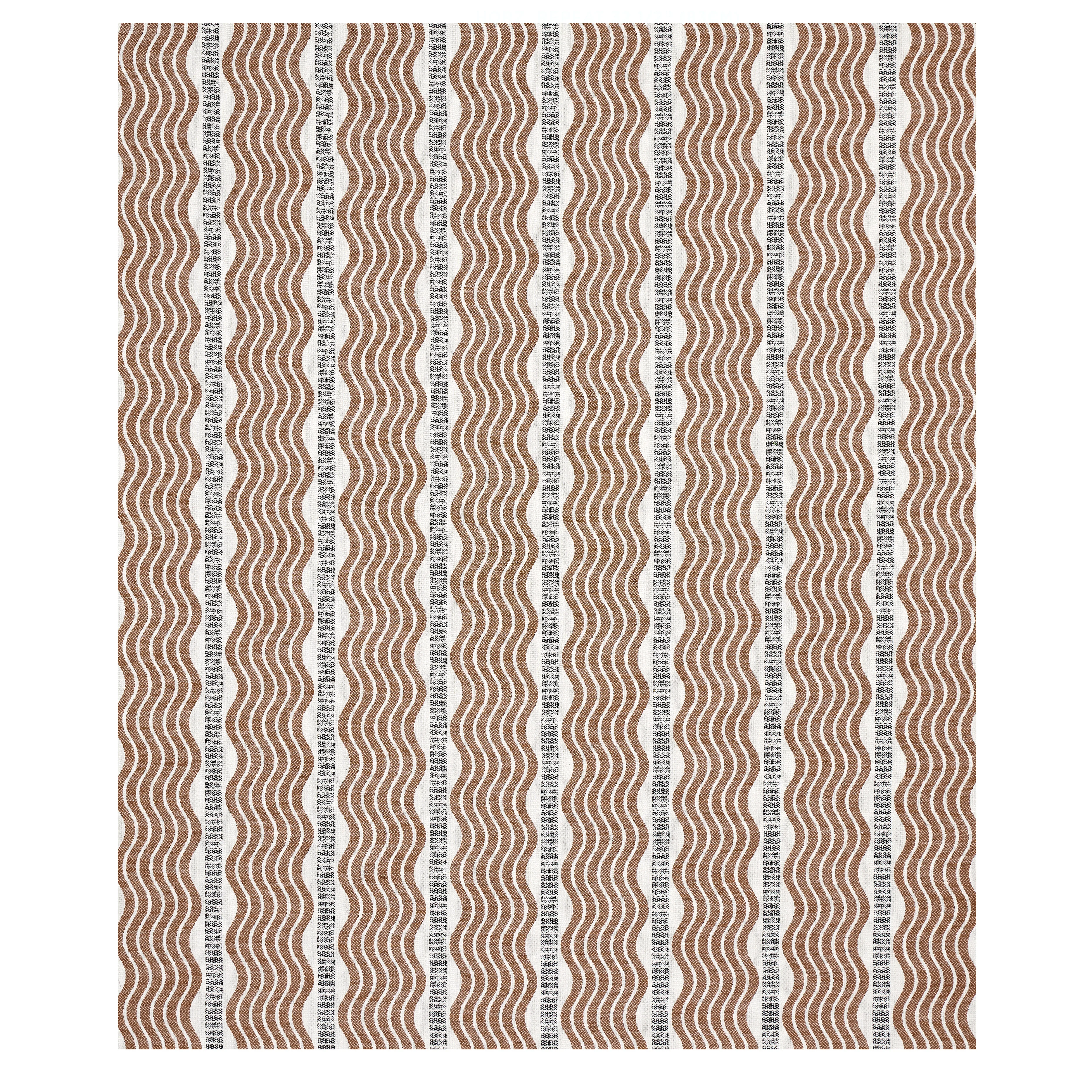 SINA STRIPE Fabric – BROWN | Schumacher | Wallpaper Twins SINA STRIPE fabric BROWN color by Schumacher