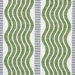 SINA STRIPE Fabric – GREEN | Schumacher | Wallpaper Twins SINA STRIPE fabric GREEN color by Schumacher