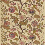 SINHALA LINEN PRINT Fabric – POMEGRANATE | Schumacher | Wall SINHALA LINEN PRINT fabric POMEGRANATE color by Schumacher