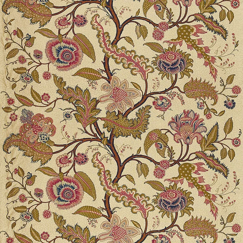174811 | SINHALA LINEN PRINT – POMEGRANATE