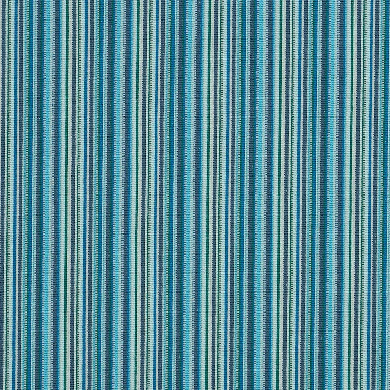 SINOIR STRIPE fabric BLUE color by Schumacher