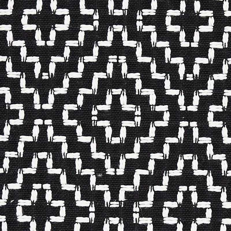 SOHO WEAVE fabric BLACK color by Schumacher