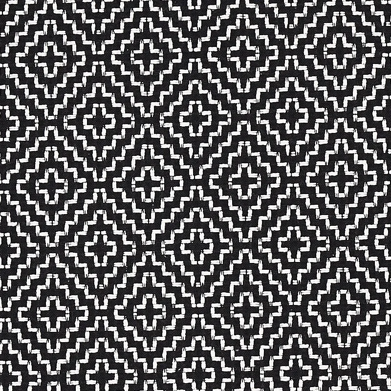 SOHO WEAVE fabric BLACK color by Schumacher