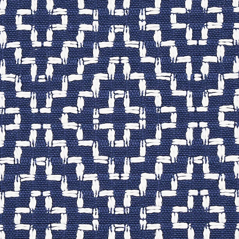 SOHO WEAVE Fabric – NAVY | Schumacher | Wallpaper Twins SOHO WEAVE fabric NAVY color by Schumacher
