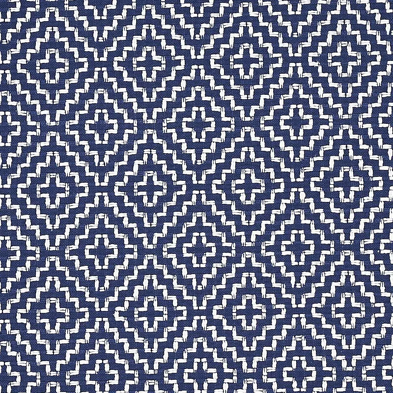 SOHO WEAVE fabric NAVY color by Schumacher