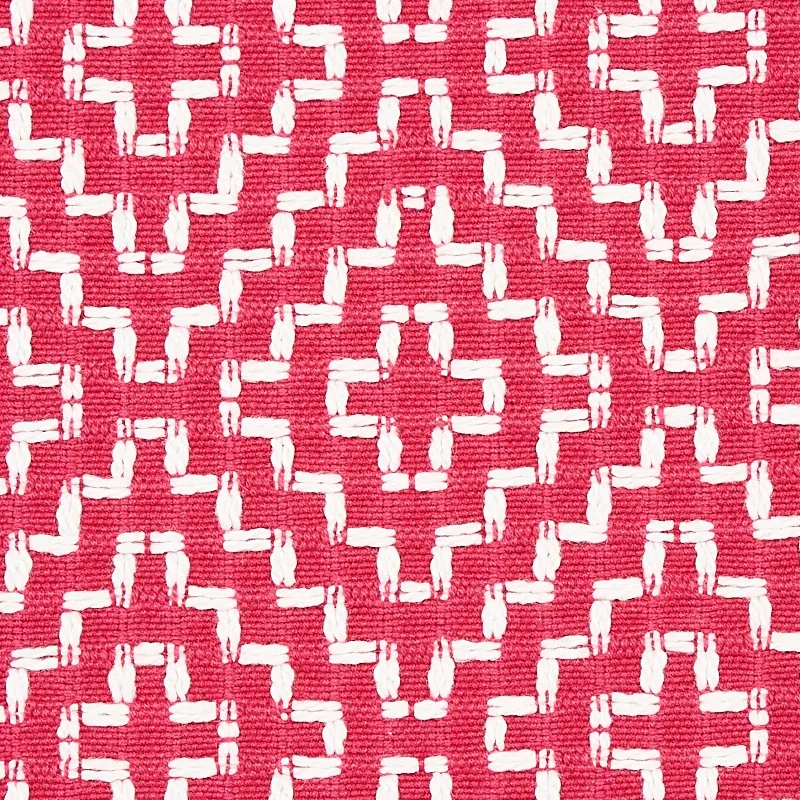 SOHO WEAVE fabric RASPBERRY color by Schumacher