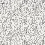 SOLANDRA VINE fabric BLACK color by Schumacher