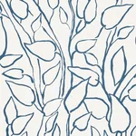 SOLANDRA VINE Fabric – BLUE | Schumacher | Wallpaper Twins SOLANDRA VINE fabric BLUE color by Schumacher