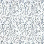 SOLANDRA VINE Fabric – BLUE | Schumacher | Wallpaper Twins SOLANDRA VINE fabric BLUE color by Schumacher