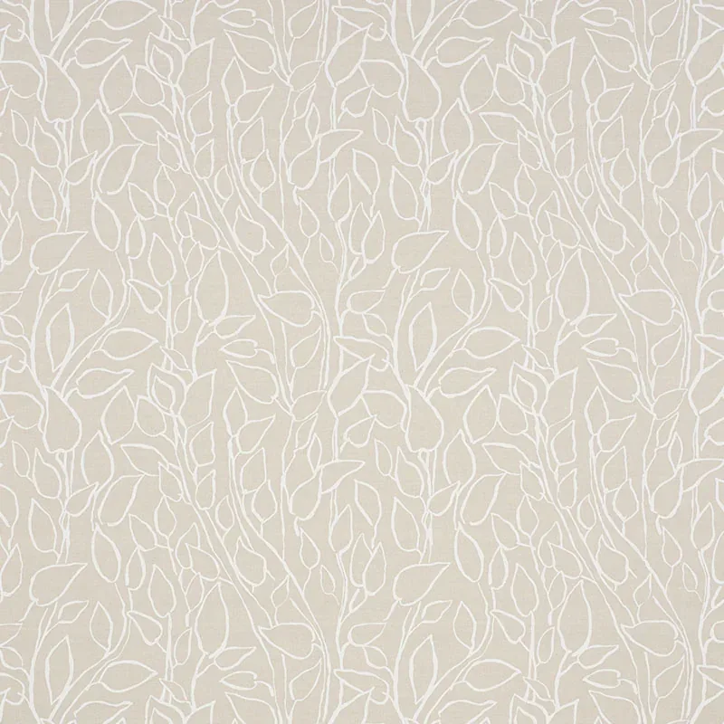 SOLANDRA VINE fabric NATURAL color by Schumacher