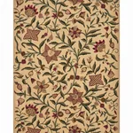 Somerset Crewel Fabric – RED/GREEN | Schumacher | Wallpaper Somerset Crewel fabric RED/GREEN color by Schumacher