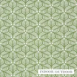SONIA II INDOOR/OUTDOOR Fabric – GREEN | Schumacher | Wallpa SONIA II INDOOR/OUTDOOR fabric GREEN color by Schumacher