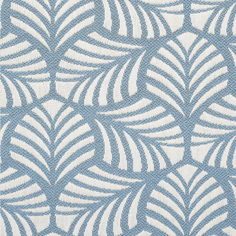 SONIA II INDOOR/OUTDOOR fabric SKY color by Schumacher