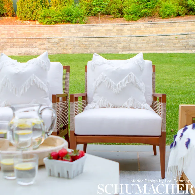 SONORA Fabric – IVORY | Schumacher | Wallpaper Twins SONORA fabric IVORY color by Schumacher