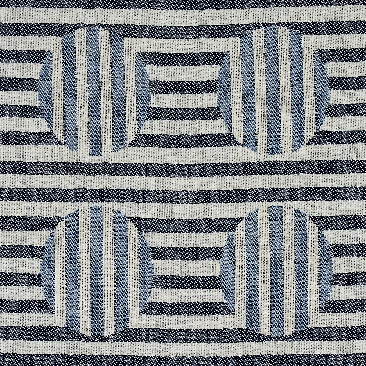 SOTO Fabric – DENIM | Schumacher | Wallpaper Twins SOTO fabric DENIM color by Schumacher