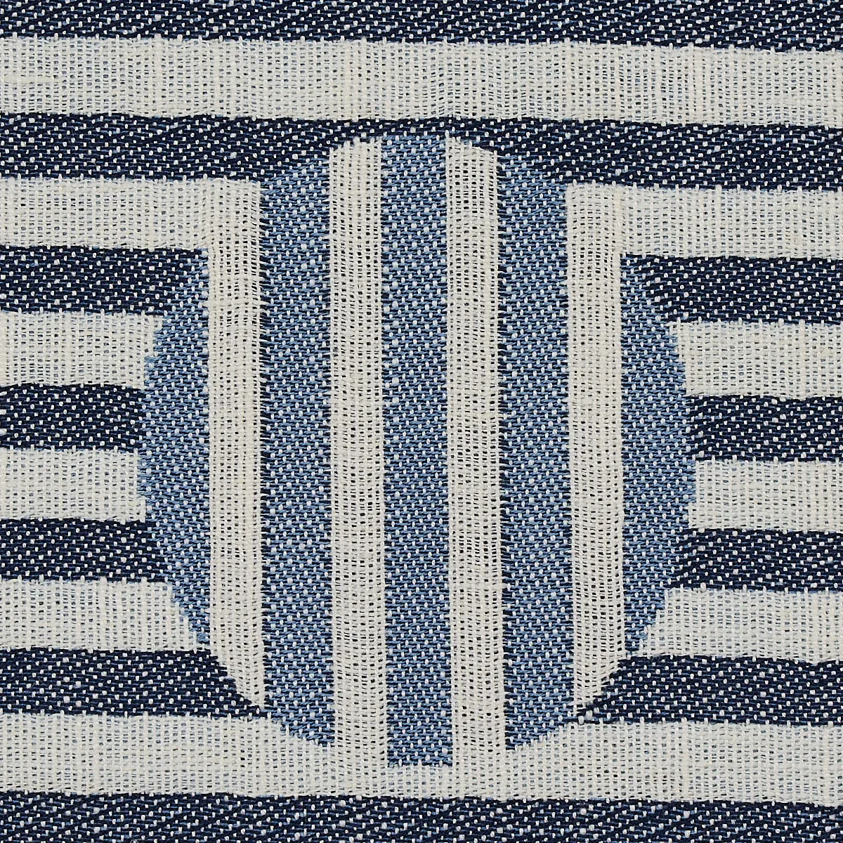 SOTO Fabric – DENIM | Schumacher | Wallpaper Twins SOTO fabric DENIM color by Schumacher