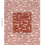 SOZAN VELVET fabric CINNABAR color by Schumacher