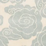 SOZAN VELVET Fabric – MIST | Schumacher | Wallpaper Twins SOZAN VELVET fabric MIST color by Schumacher