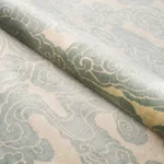SOZAN VELVET Fabric – MIST | Schumacher | Wallpaper Twins SOZAN VELVET fabric MIST color by Schumacher