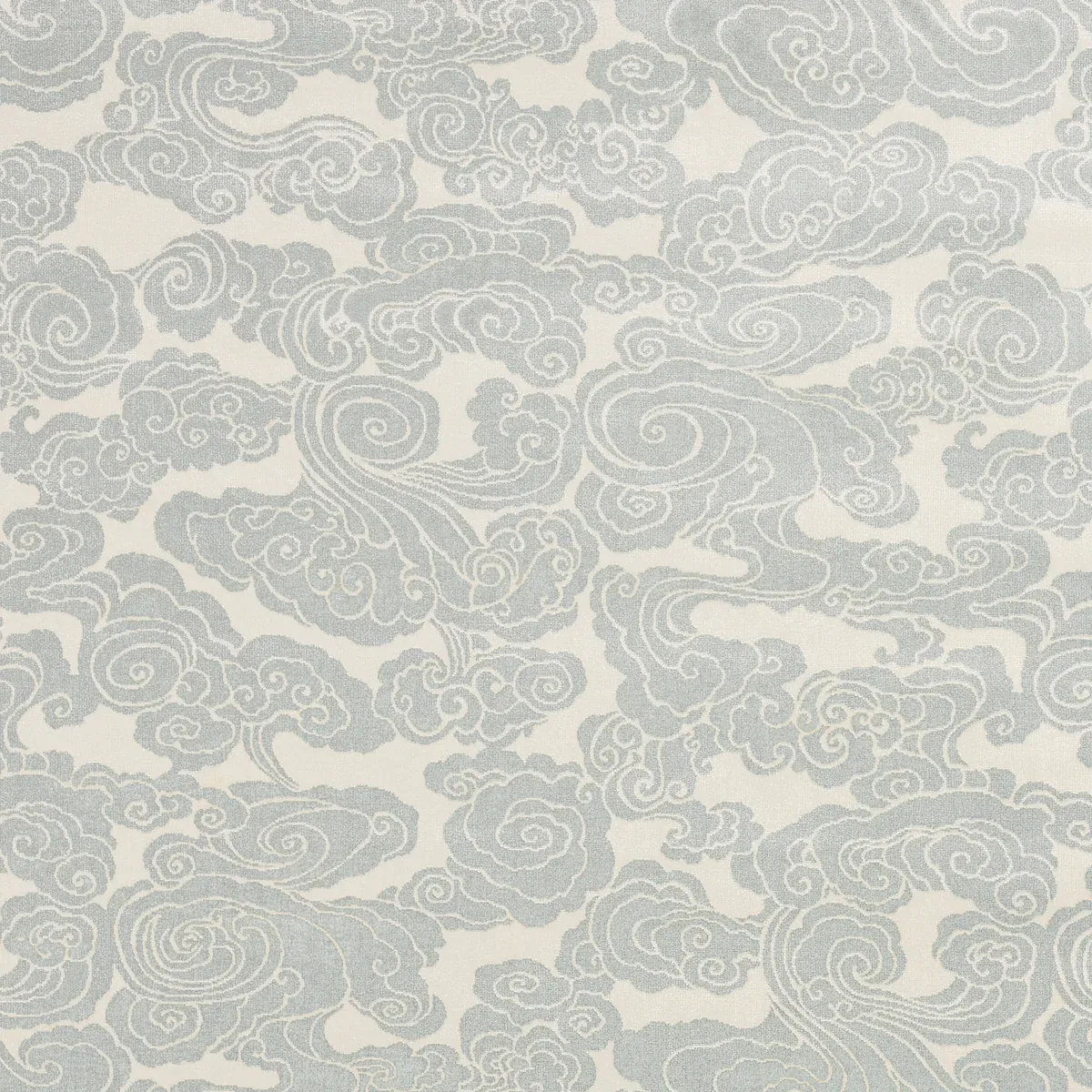 SOZAN VELVET fabric MIST color by Schumacher