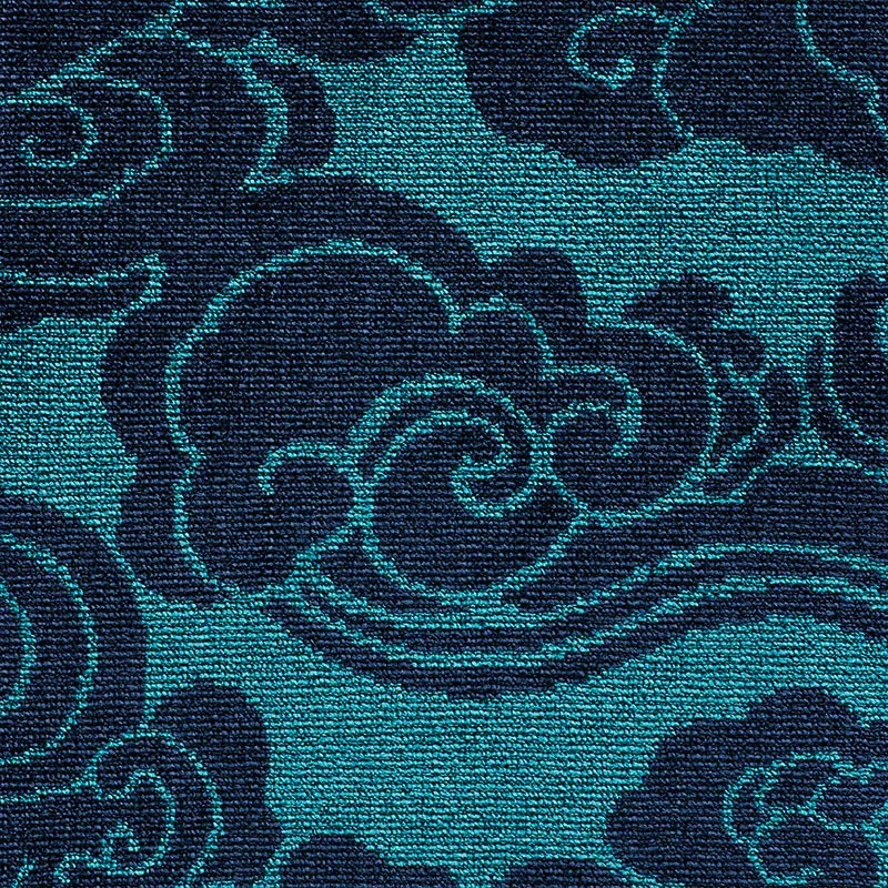 SOZAN VELVET Fabric – PEACOCK | Schumacher | Wallpaper Twins SOZAN VELVET fabric PEACOCK color by Schumacher